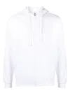 Moschino Zip-up Sweatshirt With Contrasting Logo Band In Multi