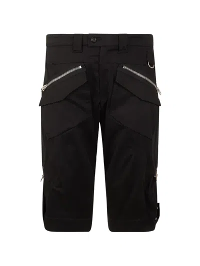 Moschino Zip-detail Cargo Pants In Black