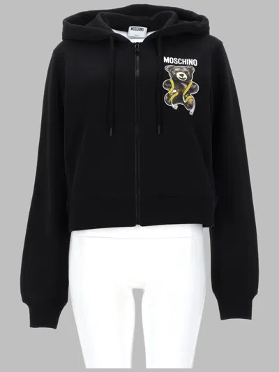 Moschino -inspired Women's Fall/winter Sweatshirt In Black