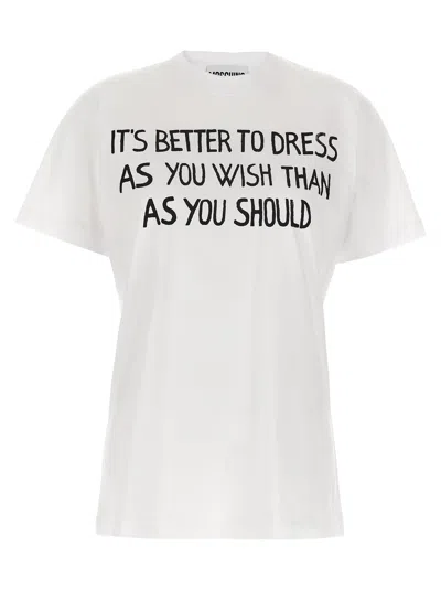 Moschino Camiseta - Blanco In White