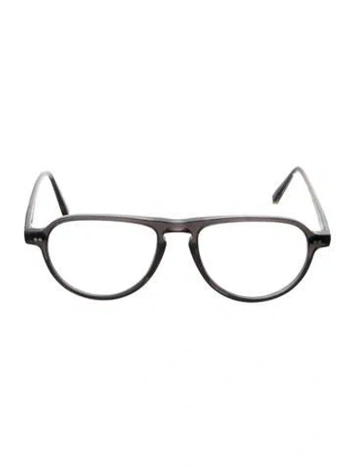 Pre-owned Moscot Aviator Eyeglasses In Grey