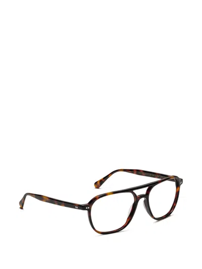 Moscot Bjorn Pilot-frame Glasses In Brown