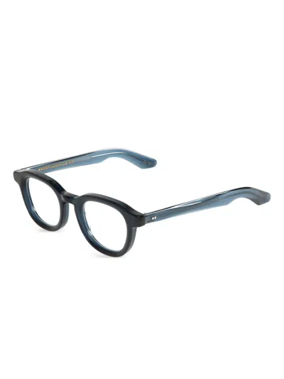 Moscot Dahven Round-frame Glasses In Blue