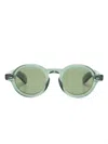 Moscot Foygel Round-frame Sunglasses In Green