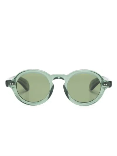 Moscot Foygel Round-frame Sunglasses In Green