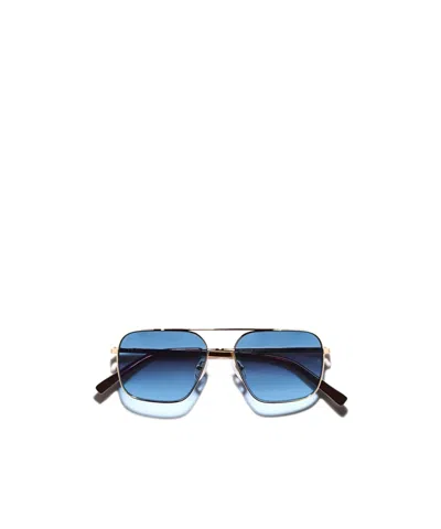 Moscot Framed Sunglasses In Blue