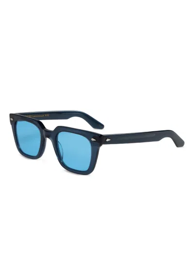 Moscot Grober Square-frame Sunglasses In Blue