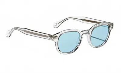 Moscot Lemtosh Crystal Lenses Sunglasses In Blue