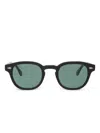 Moscot Lemtosh Round-frame Sunglasses In Black