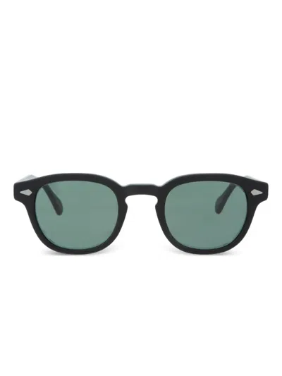 Moscot Lemtosh Round-frame Sunglasses In Black