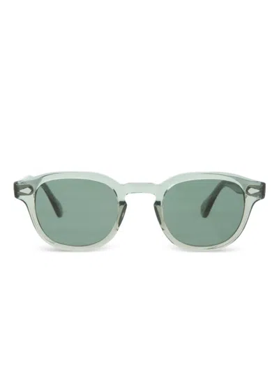 Moscot Lemtosh Round-frame Sunglasses In Green