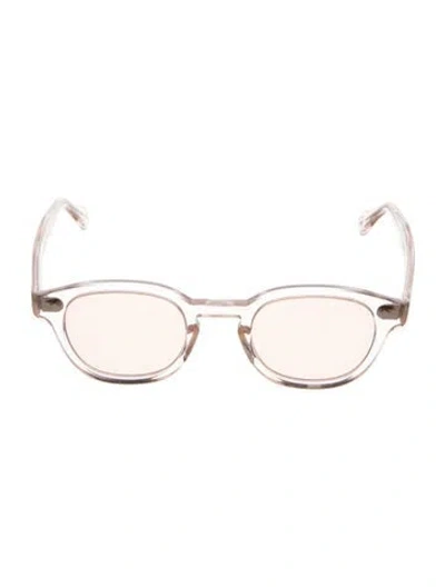 Pre-owned Moscot Lemtosh Round Sunglasses
