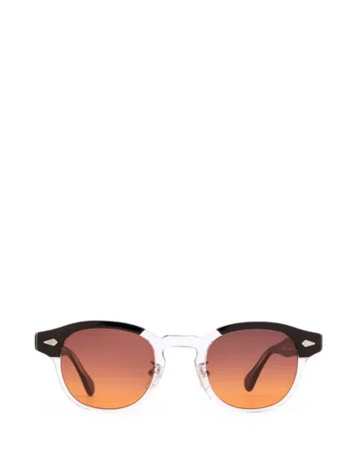 Moscot Lemtosh Round-frame Sunglasses In Black