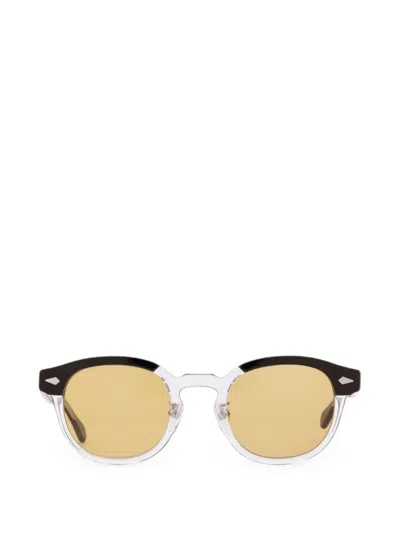 Moscot Lemtosh Round-frame Sunglasses In Black