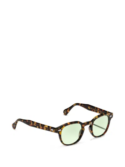 Moscot Lemtosh Round-frame Sunglasses In Brown