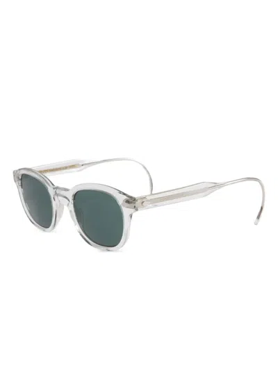 Moscot Lemtosh Sport Round-frame Sunglasses In Green