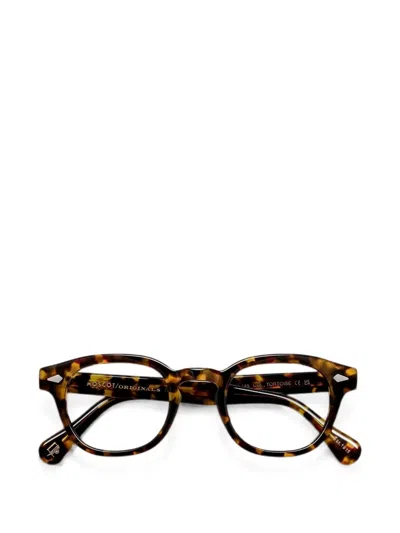 Moscot Lemtosh Tortoise-effect Sunglasses In Brown