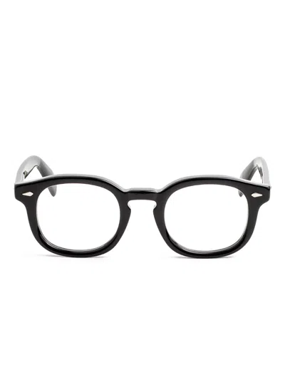 Moscot Mekeropt Round-frame Glasses In Black