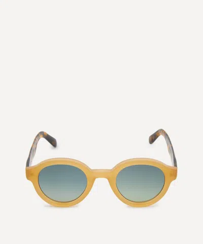 Moscot Mens Greps Round Acetate Sunglasses