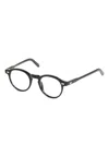 Moscot Miltzen Round-frame Glasses In Black