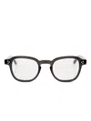 Moscot Momza Round-frame Glasses In Gray