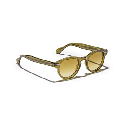 Moscot Originals Maydela Sun Olive Brown Chest (1509-tk) In Green