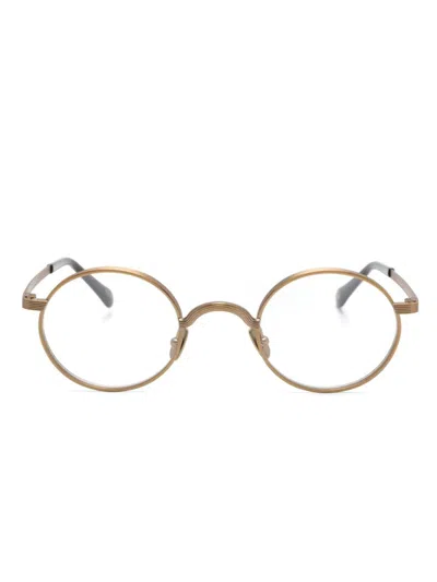 Moscot Moyel Round-frame Glasses In Neutral