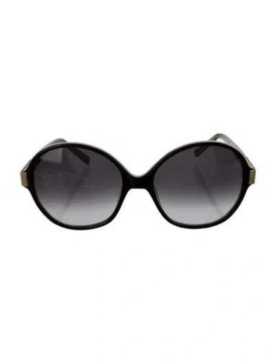 Pre-owned Moscot Oversize Gradient Sunglasses In Black