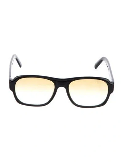Pre-owned Moscot Oversize Gradient Sunglasses In Black