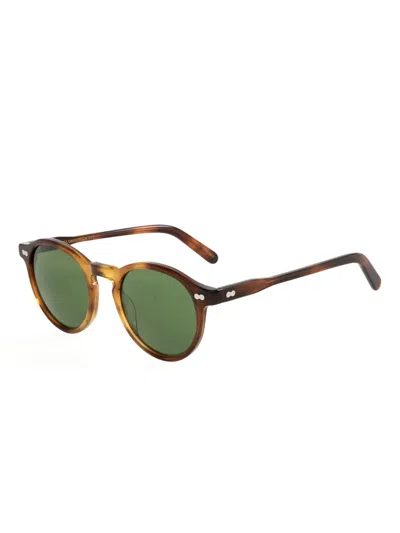 Moscot Round-frame Sunglasses In Brown
