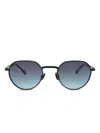 Moscot Round-frame Sunglasses In Black