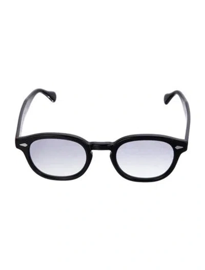 Pre-owned Moscot Round Gradient Sunglasses In Black
