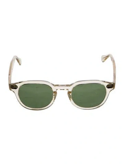 Pre-owned Moscot Round Tinted Sunglasses