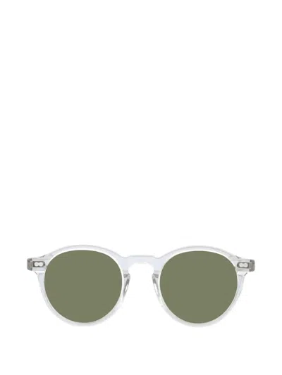 Moscot Round-frame Sunglasses In White