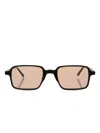 Moscot Shindig Rectangle -frame Sunglasses In Pink