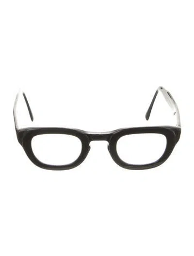 Pre-owned Moscot Square Eyeglasses In Black
