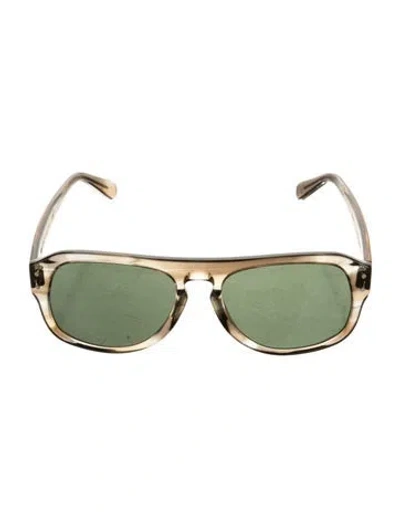 Pre-owned Moscot Square Tinted Sunglasses