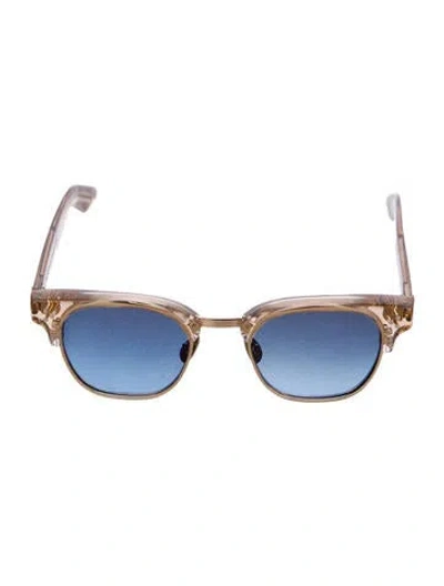 Pre-owned Moscot Tinif Wayfarer Sunglasses In Brown