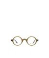 Moscot Zolman Round-frame Glasses In Green
