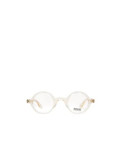 Moscot Zolman Round-frame Glasses In White