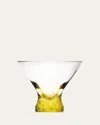 Moser Clear Pebbles Stemless Martini In Eldor