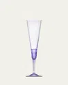 Moser Pebbles Champagne Flute In Alexandrite