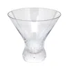 Moser Pebbles Stemless Martini Glass In Clear
