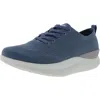 Moshn Leap Womens Lace-up Knit Running & Training Shoes In Blue