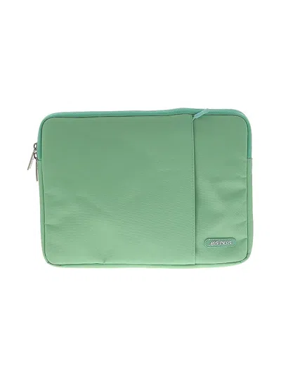 Pre-owned Mosiso Laptop Bag In Green
