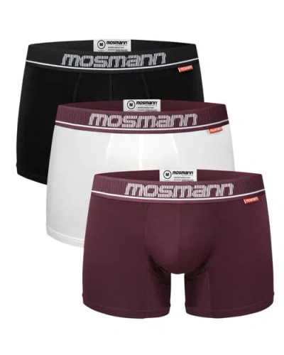 Mosmann Australia 3-pack Comfort Core Trunks In Brown