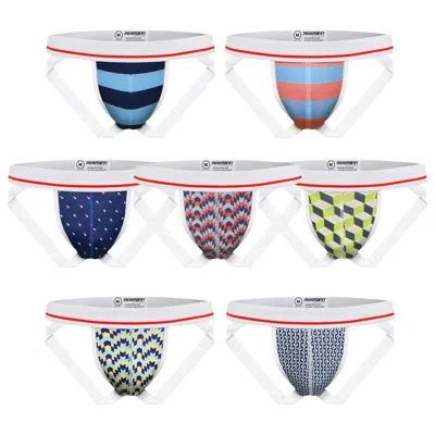 Mosmann Australia Men's Bamboo Seven-pack Jockstraps In Multi