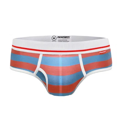 Mosmann Australia Mens Bamboo Brief - Lavelle In Blue