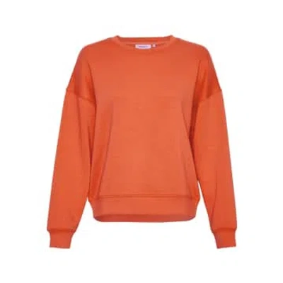 Moss Copenhagen Tigerlily Orange Ima Q Sweatshirt