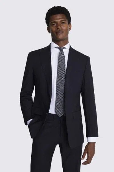 Moss Custom Made  Charcoal Performance Suit In Grey